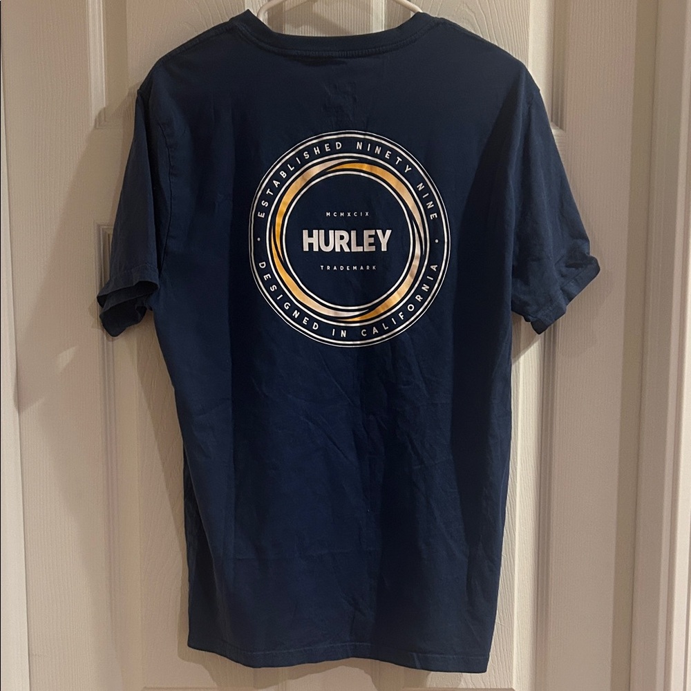 Hurley Men’s Blue Graphic Tee